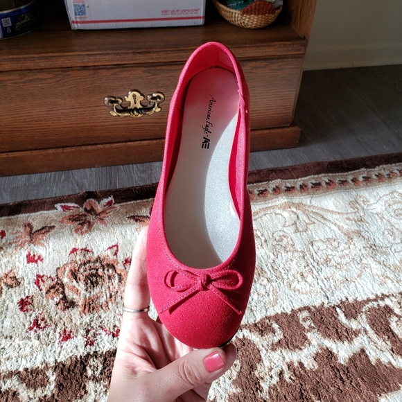 NWOT AE  Dorothy ruby red slipper shoes - Picture 13 of 16